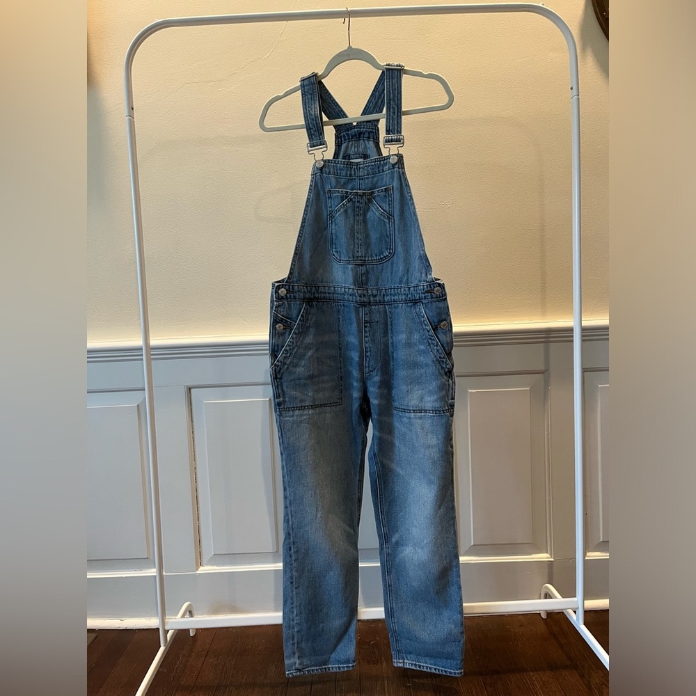 Gap Loose Denim Overalls